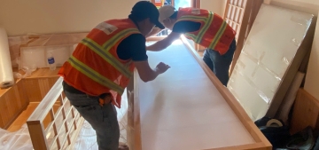 Thi công giấy Shoji cửa lùa nhật bản