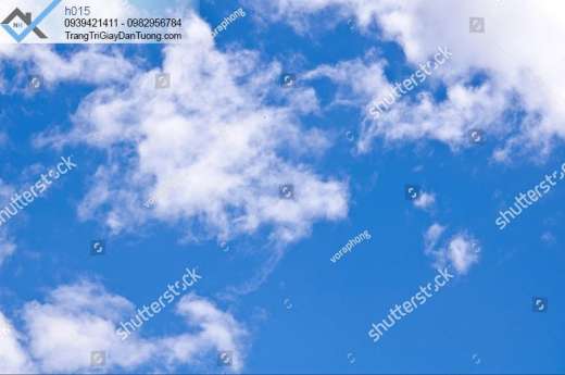 Tranh dán trần bầu trời, tranh dán trần mây trời
