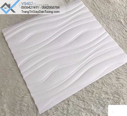 Xốp Dán Tường dạng sóng, xốp ốp tường lượn sóng