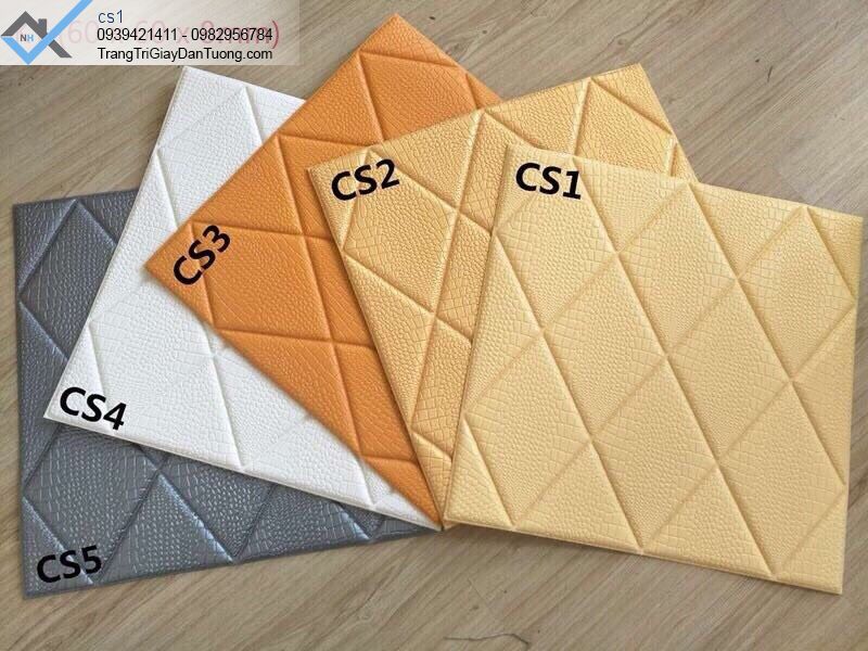 Xốp dán tường gia cá sấu, xốp dán tường giả gia cá sấu