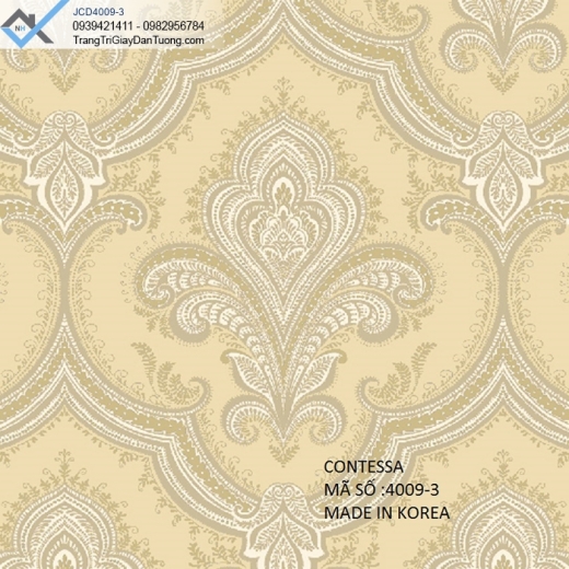 Giấy dán tường hoa văn cổ điển