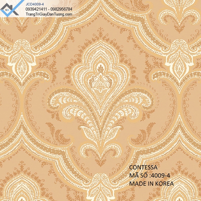Giấy dán tường hoa văn cổ điển