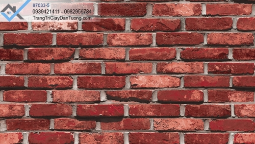 Giấy dán tường giả gạch cổ
