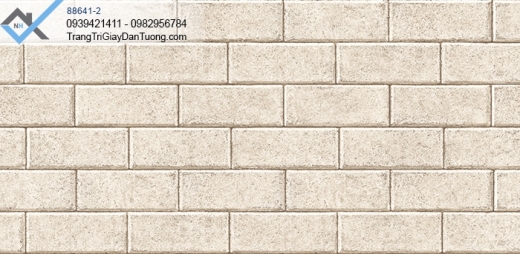 Giấy giả gạch bê tông dán tường