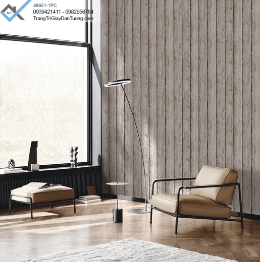 Giấy dán tường giả gỗ