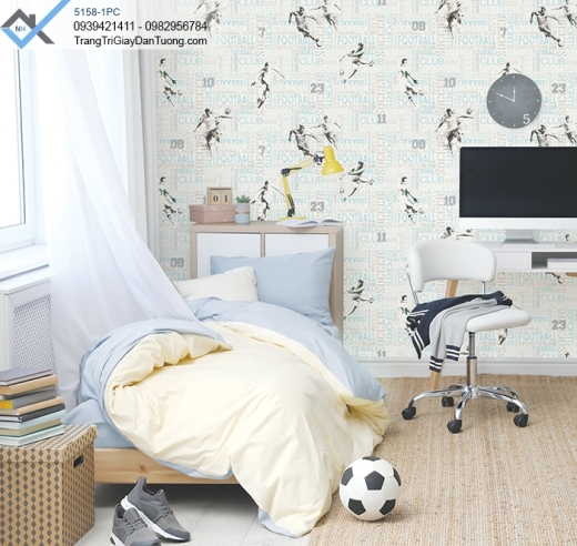 Giấy dán tường bóng đá