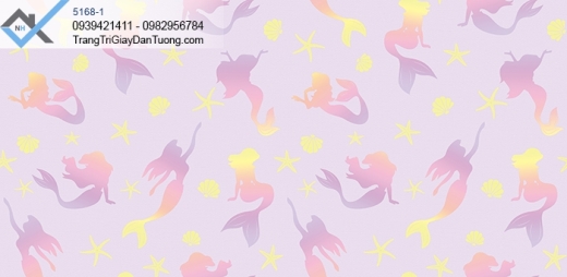 Giấy dán tường nàng tiên cá
